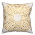 thumbnail image 2 of Creative Products Round Yellow Dashes 20x20 Indoor / Outdoor Pillow, 2 of 2