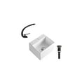 thumbnail image 1 of DROP Bath and Kitchen DR091299 Bathroom Vessel Sink Set, 1 of 5