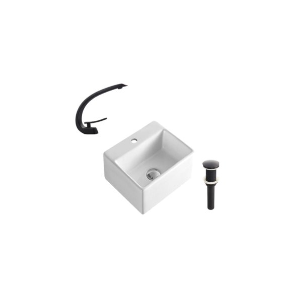 DROP Bath and Kitchen DR091299 Bathroom Vessel Sink Set