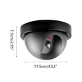 thumbnail image 5 of SNGMN Fake Security CCTV Dome Camera, Flashing Red LED Light, Deterrent for Indoor and Outdoor Use, No Wiring Needed, 5 of 9