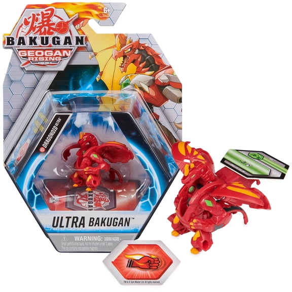 Figura de acción Bakugan Ultra Dragonoid de 7,62 cm con tarjeta coleccionable