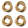 thumbnail image 1 of Anillo de Servilleta de Madera Anillo de Servilleta de Madera Campesina Soporte de Hebilla de Servilleta Hecho A Mano, 1 of 1