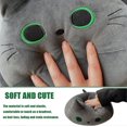 thumbnail image 3 of Black Cat Plush Toy Pillow,Creative Cat Shape Pillow, Gifted for Birthday , Valentine's Day , Cute Cat Plush Toy Gift for Girl Boy Girlfriend (Grey), 3 of 4
