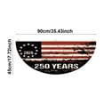 thumbnail image 3 of SMKE Patriotic Half Fan Bunting,35X17In Vintage Map 250Th Fan Flag,National Fan Banner,Stars Stripes Decor Flag,Memorial Day Patriotic Decor,Festival Scene Hanging Decoration,Fade Resistant, 3 of 7