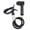 Black, variant on 360Degree Rotatable Aluminum Baby Camera Stand With Soft Tube And Hard Rod Hanger For Stable MultiAngle Monitoring
