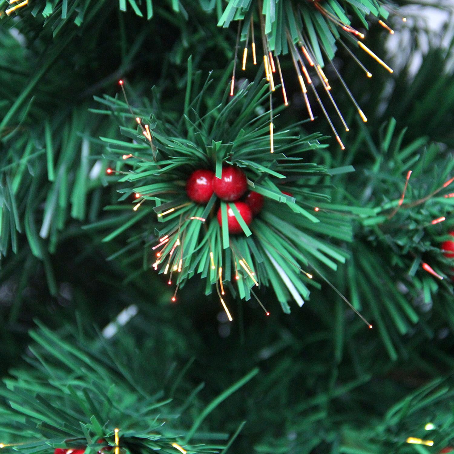 Northlight 4ft Prelit Slim Artificial Christmas Tree with Color