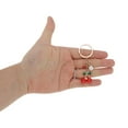 thumbnail image 4 of Unique Bargains 1 Pc Stylish Enamel Cherry Handbag Charms Keychains Bag Accessories Clear Red, 4 of 5
