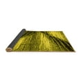 thumbnail image 2 of Ahgly Company Indoor Square Abstract Yellow Modern Area Rugs, 5' Square, 2 of 4
