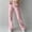Pink, variant on Women's Retro Overalls Women's 2022 Spring And Autumn New Fashion Hot Girl Loose High Waist Multi-pocket Casual Straight Pants Slacks for Business