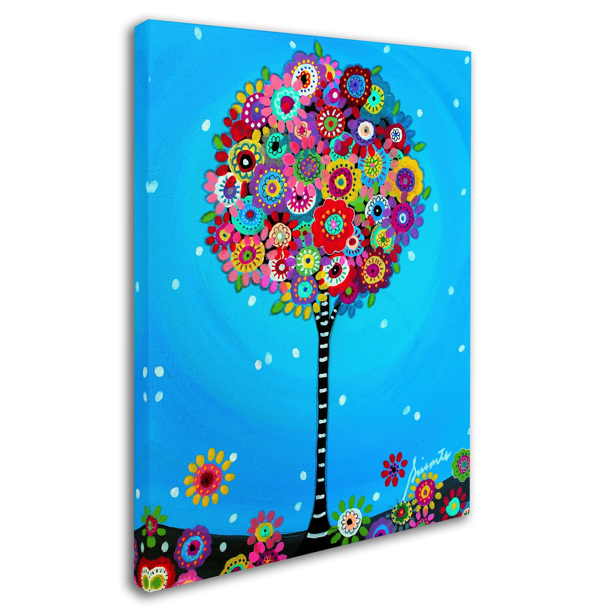 Trademark Fine Art 'Peaceful Tree Of Life' Canvas Art by Prisarts