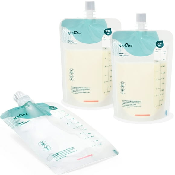 Kit DE Bolsas DE Almacenamiento DE Leche Materna Spectra Repuesto 30 Bolsas 200 ml