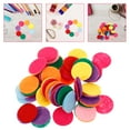 thumbnail image 4 of COCHLOUS Colorful Round Felt Pads Non Woven DIY Sewing Craft Decoration, 4 of 8