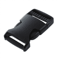 thumbnail image 4 of 20 Pcs 1 inch 2.5CM Width Plastic Safety Quick Release Buckles Black, 4 of 6