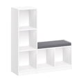 thumbnail image 3 of RiverRidge Kids Cubby Storage Organizer Bench with 5 Shelves and Cushioned Seat - White, 3 of 8