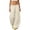 Beige, variant on Xijirk Women Wide Leg Sweatpants with Elastic Drawstring Waist Loose Fit Side Pockets for Streetwear Casual Daily Wear,Light Gray,3XL