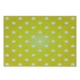 thumbnail image 3 of Yellow Cutting Board, Bursting Vibrant Hanging Stars Fun Retro with Graphic Design Print, Decorative Tempered Glass Cutting and Serving Board, Small Size, White Yellow, by Ambesonne, 3 of 5