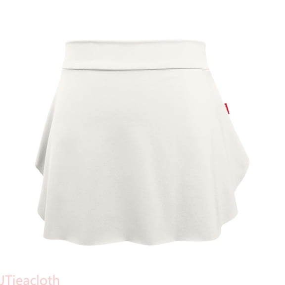 JTieacloth Women Pull On Ballet Skirt Elastic Dance Skirt Mini Skirt For Skating Gymnastis,Women's Skirts(Beige)