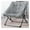 Faux Fur grey, variant on Comfy Saucer Chair for Adults, Soft Faux Fur Folding Lounge Chair for Bedroom Living Room Dorm Rooms Flexible Reading Chair for Teens Kids, X-Large Foldable Chair (Faux Fur-Grey)