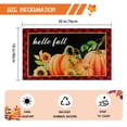 thumbnail image 6 of Waipfaru Hello Fall Pumpkin Doormat Outdoor,Patterned Pumpkins Sunflowers Entrance Doormat ,Non-Slip Durable Washable Floor Mat for Indoor Outdoor 18X30 inch, 6 of 8