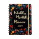 thumbnail image 5 of Planificador semanal de Año Nuevo 2024, cuaderno de diario portátil de 12 meses, logre su flores florecer, 5 of 9