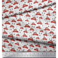 thumbnail image 3 of Soimoi Modal Satin Fabric Car & Owl Cartoon Decor Fabric Printed Yard 42 Inch Wide, 3 of 3