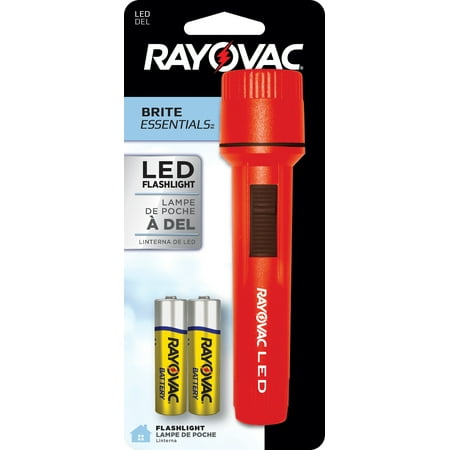 Rayovac Brite Essentials 2AA LED Flashlight (colors may vary) (Best Flashlight To Keep In Truck)