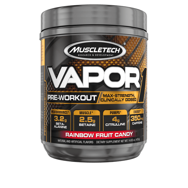 Muscletech Vapor One Pre Workout Powder, Ultimate Max