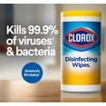 thumbnail image 2 of Clorox Disinfecting Wipes, Crisp Lemon and Fresh Scent, 3 Pack, 225 Count, 2 of 2