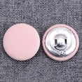 thumbnail image 6 of BLESIYA 10Pcs Fabric Cloth Covered Buttons Metal Shank Buttons 20mm for Formal Dress Pink, 6 of 9