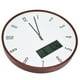thumbnail image 5 of Decoración del hogar, reloj de pared de madera, reloj de pared silencioso Digital, decoración de pared probada y confiable, 5 of 8