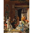 thumbnail image 3 of John Frederick Lewis 20x24 Black Modern Framed Museum Art Print Titled - And the Prayer of Faith Shall Save the Sick, 3 of 5