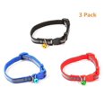 thumbnail image 4 of Fordawn 3 Pcs Collier pour Chat à Dégagement Rapide en Nylon Collier pour Chat Réfléchissant avec Clochette, Multicolore, Sûr et Durable, 4 of 10