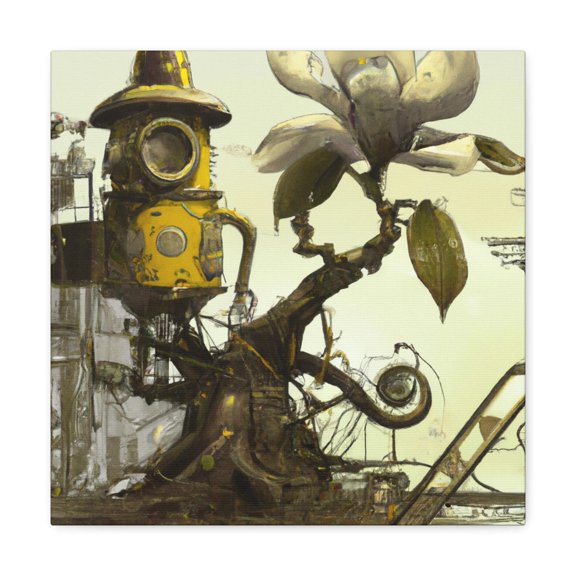 Magnolia's Steampunk Dream - Canvas