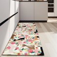 thumbnail image 4 of Chihuahua and Flower Florals Kitchen Rug Mat,Kitchen Runner Rugs Non Skid Washable,Decorative Kitchen Floor Mats for Kitchen,Sink,Laundry,17"X47", 4 of 5