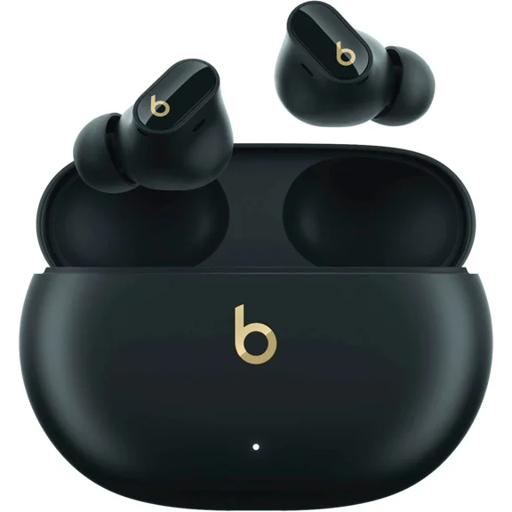 Pre-Owned Beats by Dr. Dre Studio Buds Black/Gold In Ear Headphones MQLH3LL/A
