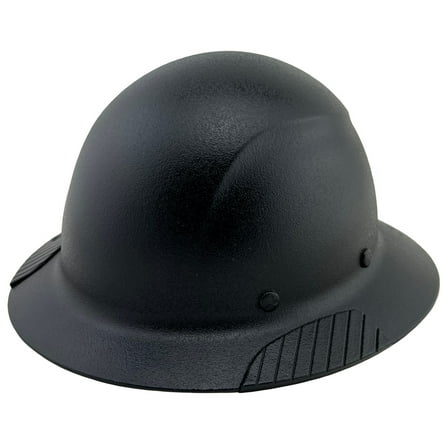 DAX Fiberglass Composite Hard Hat - Full Brim Textured Black