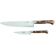 Laguiole en Aubrac Professional Stainless Fully Forged Steel Made In France Essential 2-Piece Premium Kitchen Knife Set With Morado Rosewood Handles