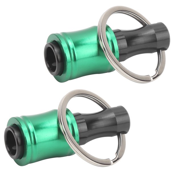 Adaptador De Puntas De Destornillador, Llavero De Liberación Rápida Soporte De Destornillador Para Broca En Espiral Para Puntas De Destornillador Extendidas Para Conversión De Ccdes Verde