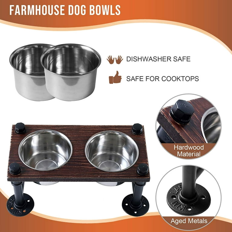 Farmhouse Style Dog Bowls