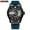 Blue, variant on Men's Luxury Sport Watch – Quartz Movement, Waterproof, Date Display, Luminous Dial, Leather Strap