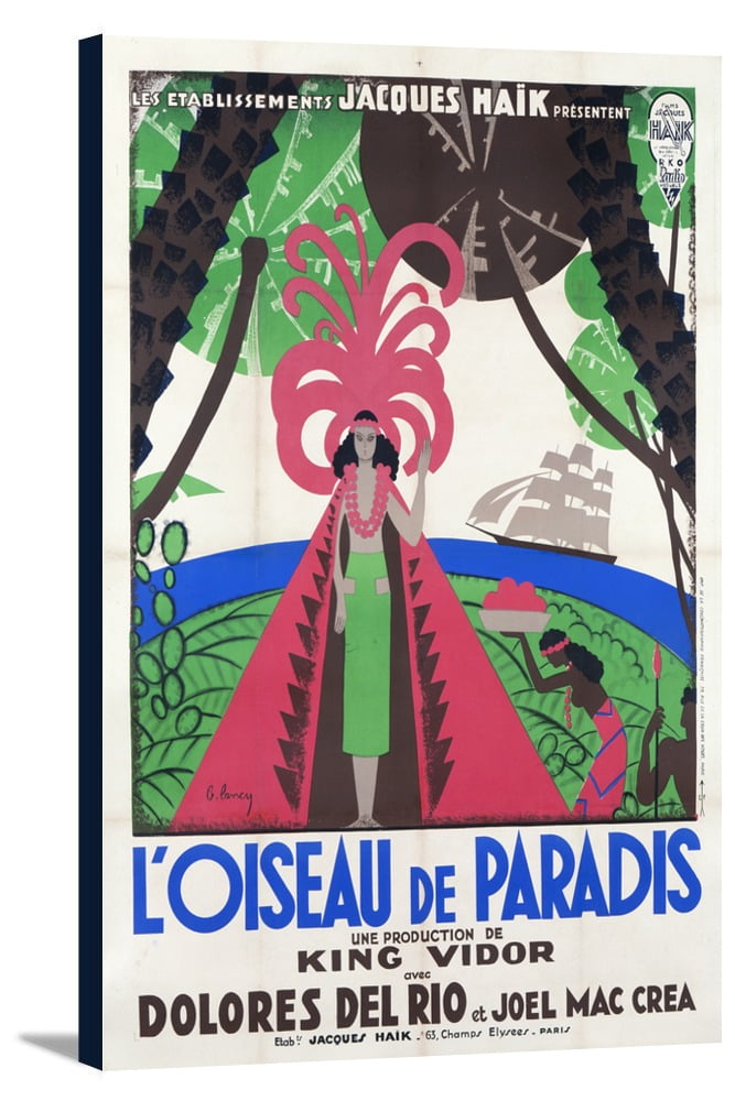 L Oiseau De Paradis Film 1932 L'Oiseau de Paradis Vintage Poster (artist: Lancy) France c. 1932