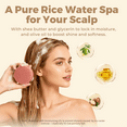 thumbnail image 6 of SAISZE Rice Water Shampoo & Conditioner Bar Set, 2 Pcs Handmade Natural Shampoo & Conditioner Soap for Hair Strengthening and Thickening, Clarifying, 6 of 10