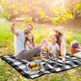 thumbnail image 4 of Manta De Picnic Impermeable 200-200 Cm, Colchoneta De Picnic Plegable Portátil, Manta De Picnic Para Jardín/Camping/Playa/Parque (200 X 200 Cm, A),11 Feliz Sencillez, 4 of 5