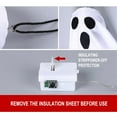 thumbnail image 5 of Halloween Hanging Light up Ghost with Spooky Warm White LED Light, 35inch Halloween Hanging Decoration White Ghosts for Front Yard Patio Lawn Garden Party Decor, 5 of 5