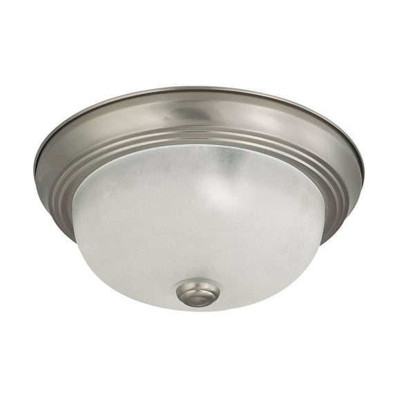 60/3261-Nuvo Lighting-Two Light Flush Mount-11.375 Inches Wide by 4.875 Inches High