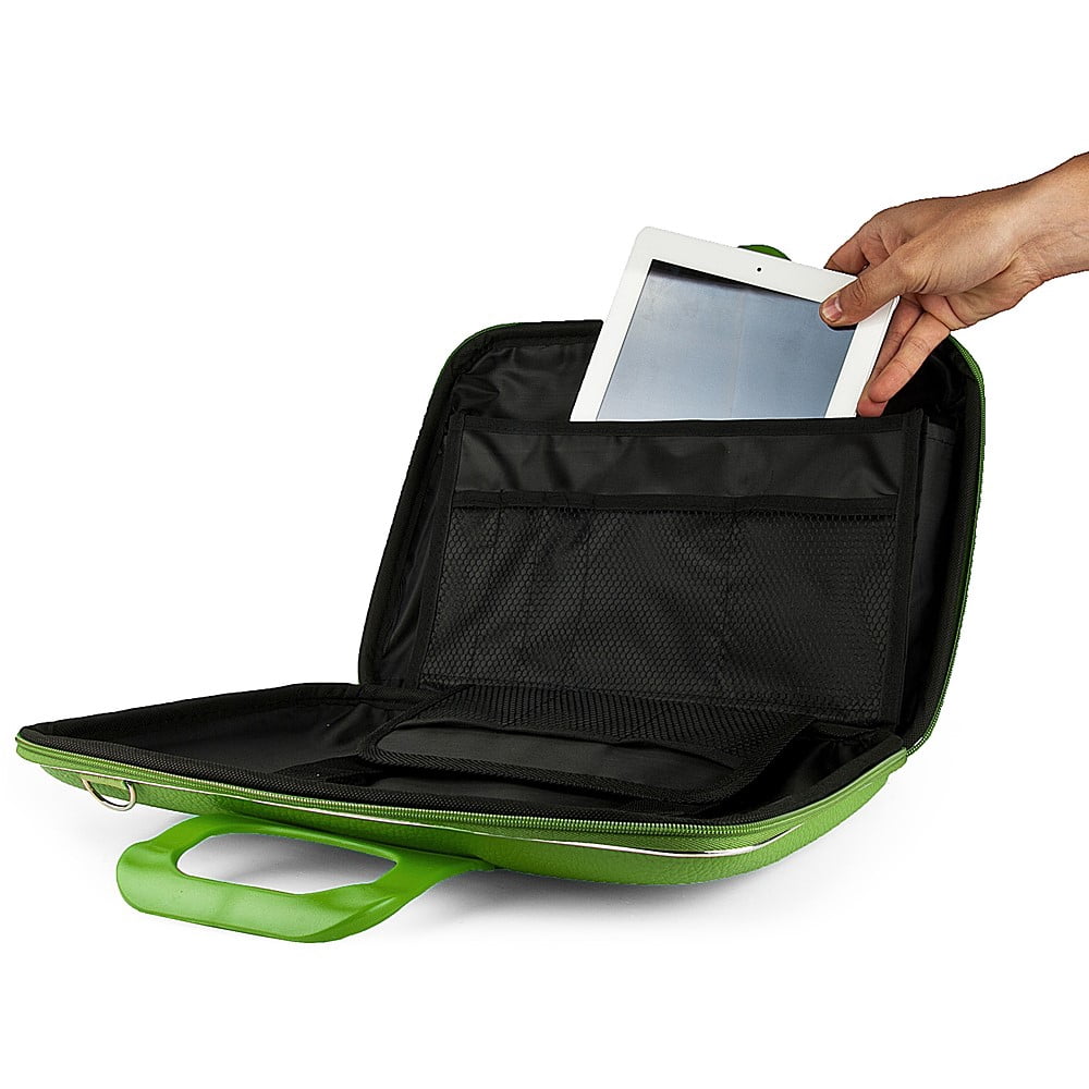 Laptop Carrying Case – Mini Briefcase Style Protective Case with Handle & Shoulder Strap for 10", 13" & 15" Laptops, Tablet & Chromebook Travel Case