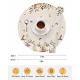 thumbnail image 6 of 15 Inch Round Placemats Set of 4, Thanksgiving Non Slip Heat Insulation PP Table Mats, Autumn Pumpkin Fall Maple Leaves Eucalyptus Washable Place Mats for Kitchen Dining Party Table Decor, 6 of 7
