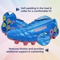 thumbnail image 7 of Vizari Blossom Soccer Cleats for Kids, Toddlers, and Youth – Comfortable and Durable Firm Ground Outdoor Shoes - Blue/Pink, 5, 7 of 7