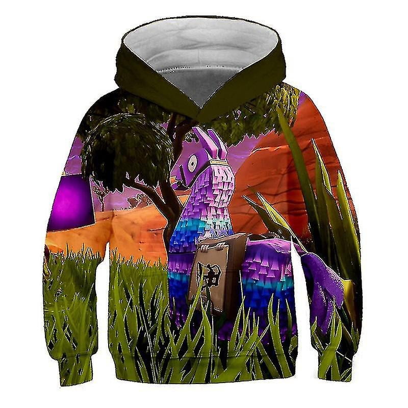 Kids Hoodie 3d Printed Pullover Jumper Hooded Sweatshirt With Pockets - Fortnite
