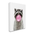 thumbnail image 3 of Stupell Industries Raccoon Bubble Gum Wildlife Portrait Graphic Art Gallery Wrapped Canvas Print Wall Art, Design by Elizabeth Tyndall, 3 of 7